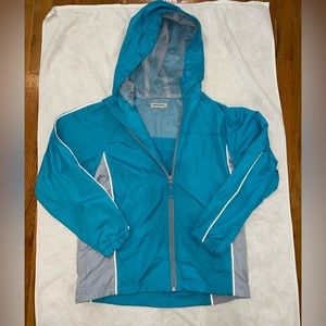 Unisex Kids wind breaker in blue